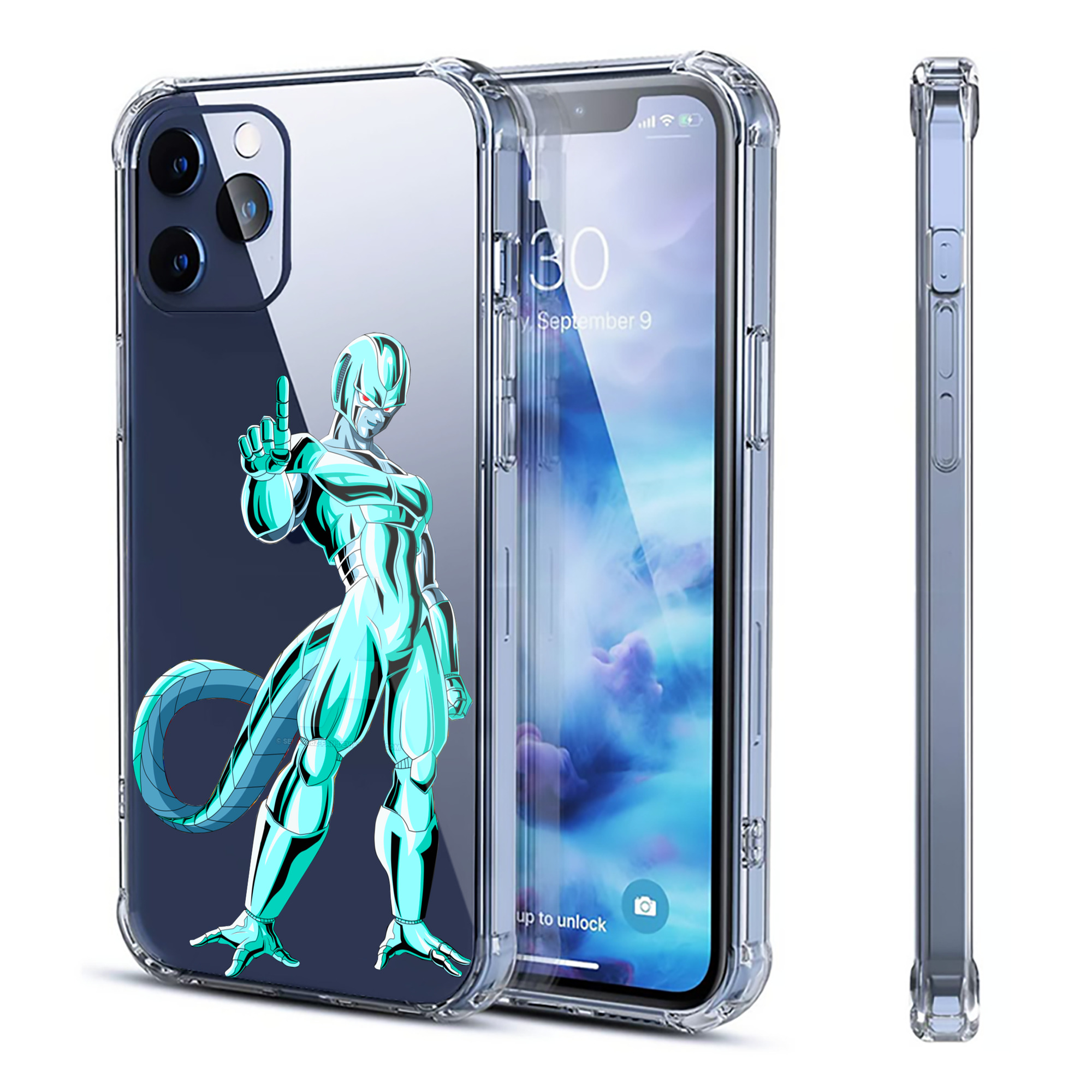 （画像用） ドラゴンボール クウラ DRAGON BALL Cooler Coora 【iPhone 12シリーズ対応】透明スマホケース（クリアソフトケース）